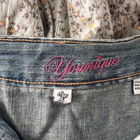 Denim and Patchworked Skirt - Picture 2 of 3